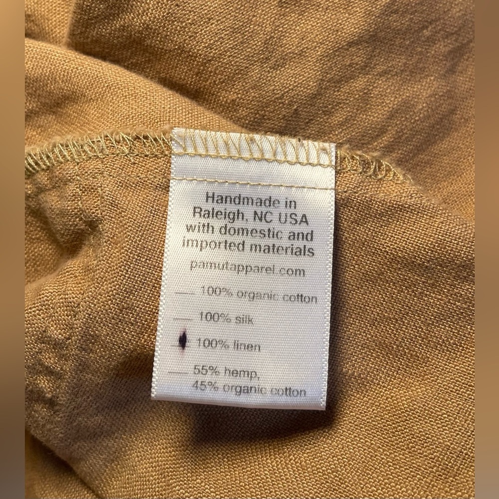 Tan Linen Dress size XL - Picture 4 of 8